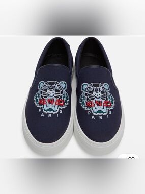 KENZO K Skate Canvas Slip-On Sneaker EU 40